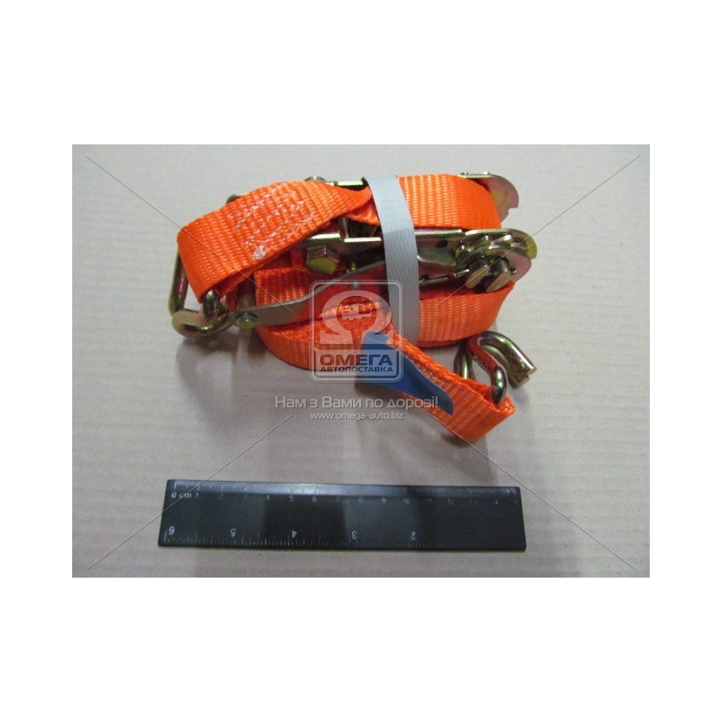 Стяжка груза 1.5t. 27mm.x5m.(0.5+4.5) металлическая ручка DK-3941