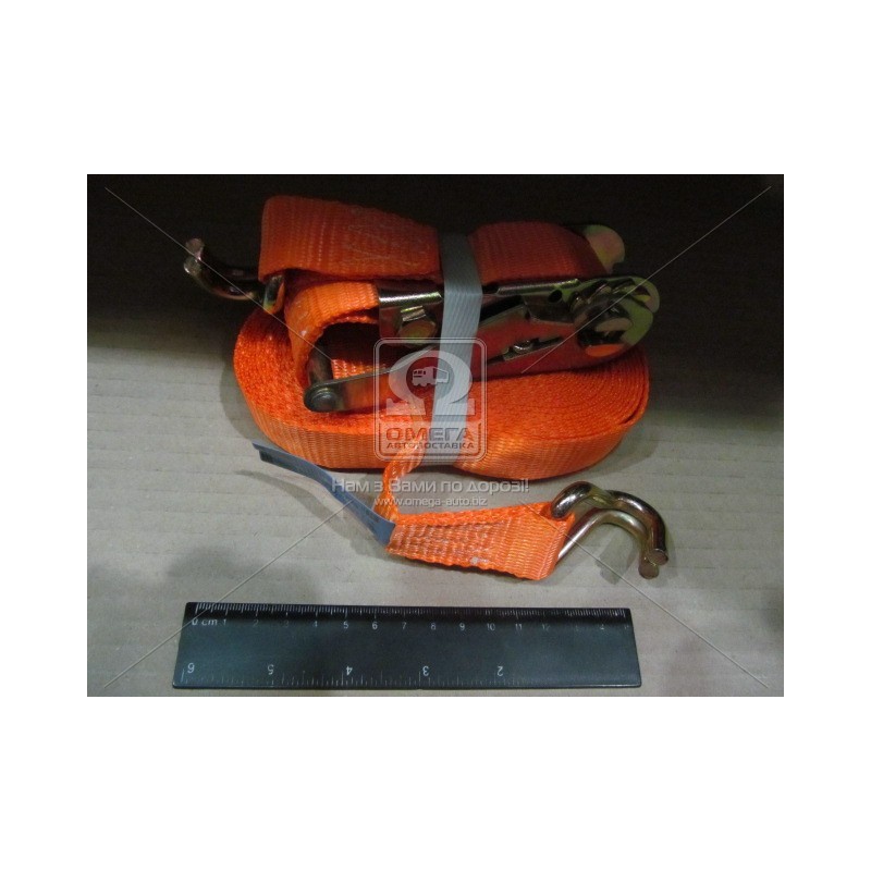 Стяжка груза 1.5t. 27mm.x8m.(0.5+7.5) металлическая ручка  DK-3943