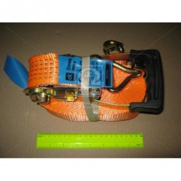 Стяжка груза 5t. 50mm.x8m.(0.5+7.5) прорезиненая ручка  DK-3909